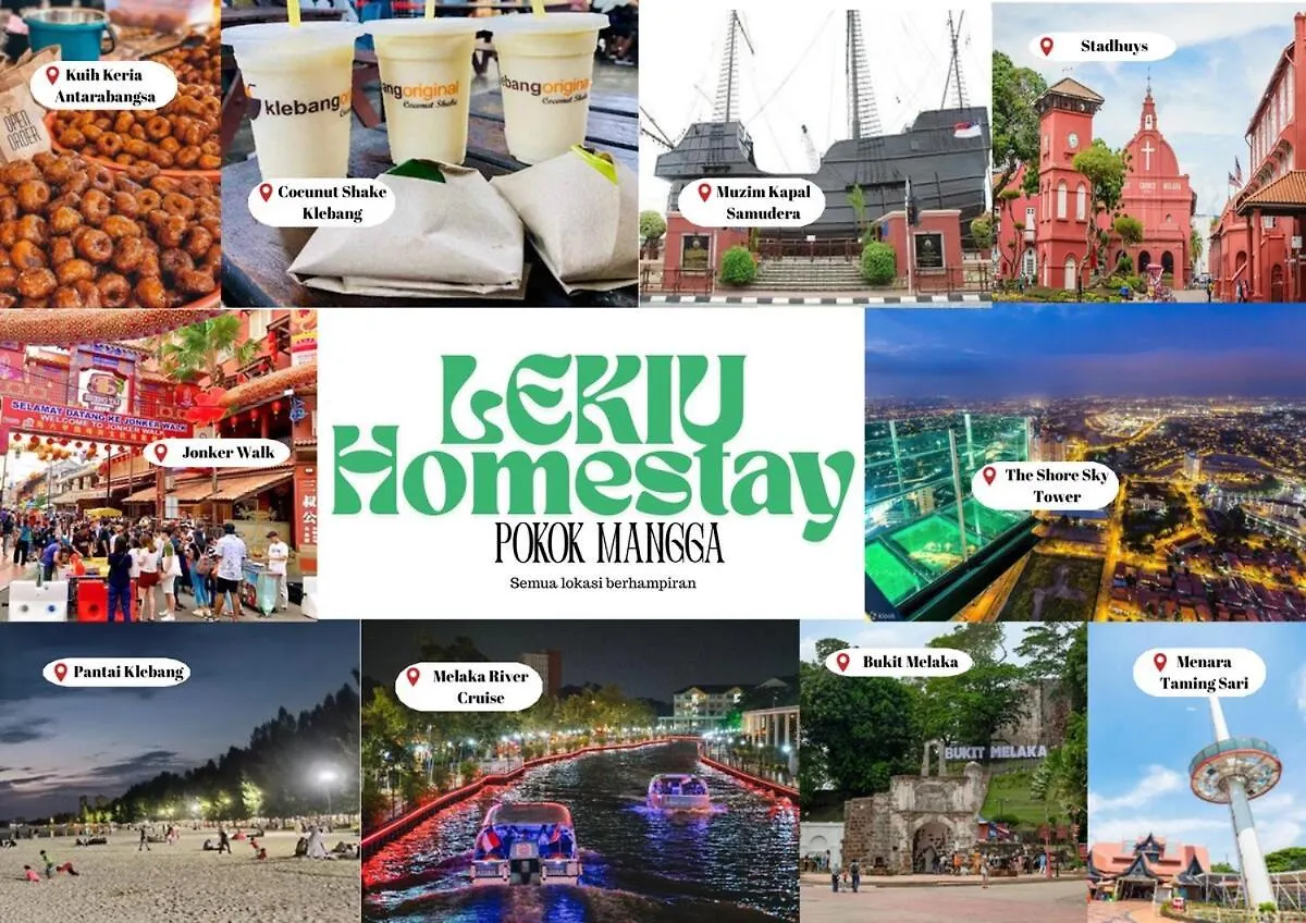Lekiu Homestay - 5Mins To Klebang Beach Malacca